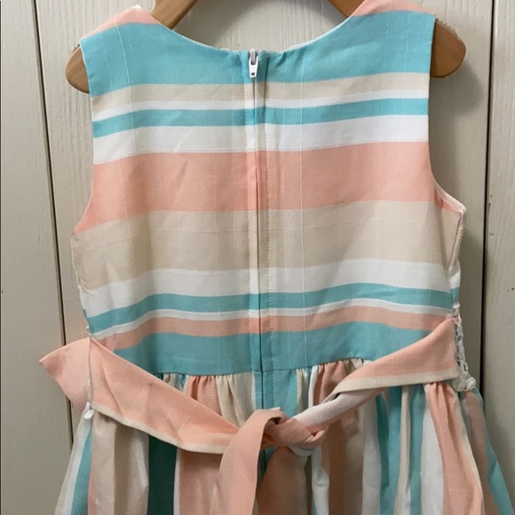Bonnie Jean Pastel Striped Dress - Picture 5 of 7